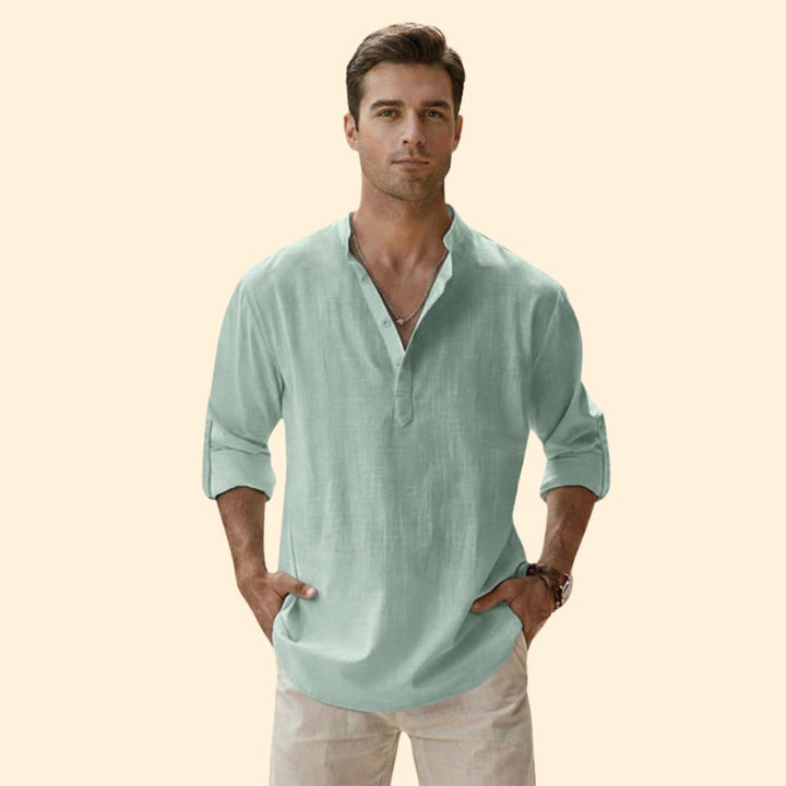 Men's Casual Shirt with Long Sleeves