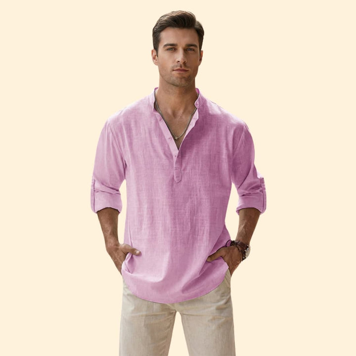 Men's Casual Shirt with Long Sleeves