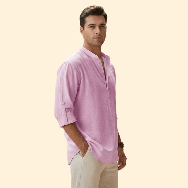 Men's Casual Shirt with Long Sleeves