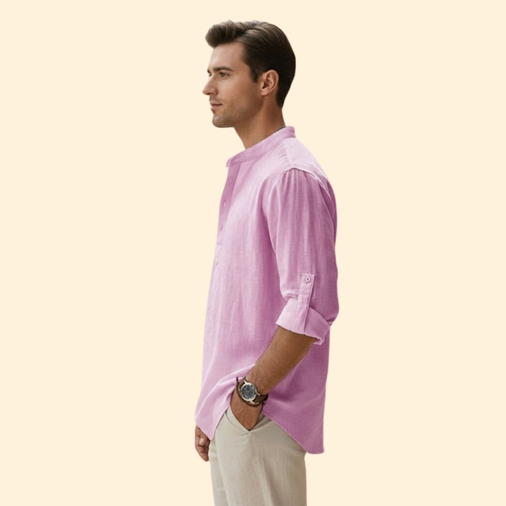 Men's Casual Shirt with Long Sleeves