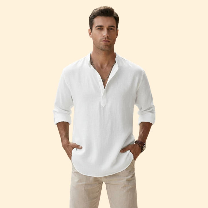 Men's Casual Shirt with Long Sleeves