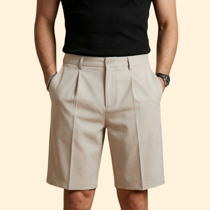 Men’s Casual Shorts with Belted Waist