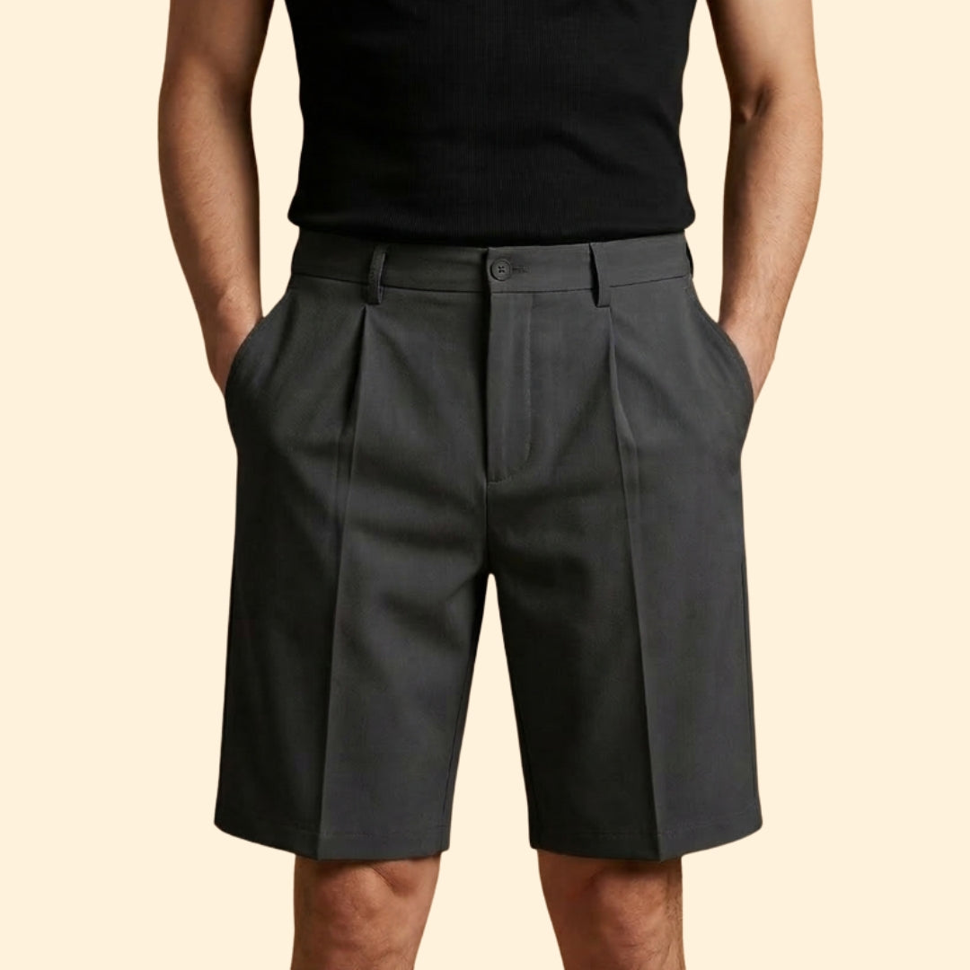 Men’s Casual Shorts with Belted Waist