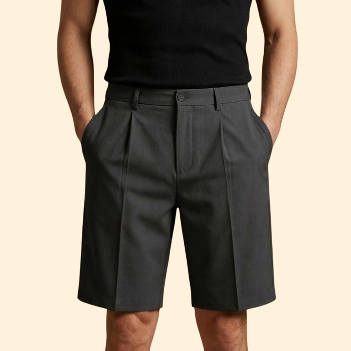 Men’s Casual Shorts with Belted Waist