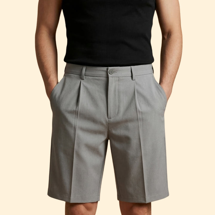 Men’s Casual Shorts with Belted Waist