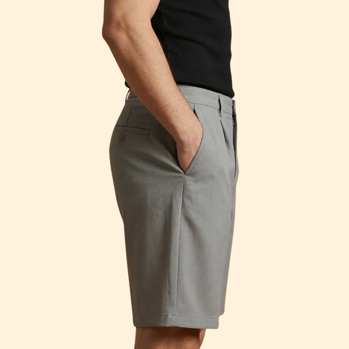 Men’s Casual Shorts with Belted Waist