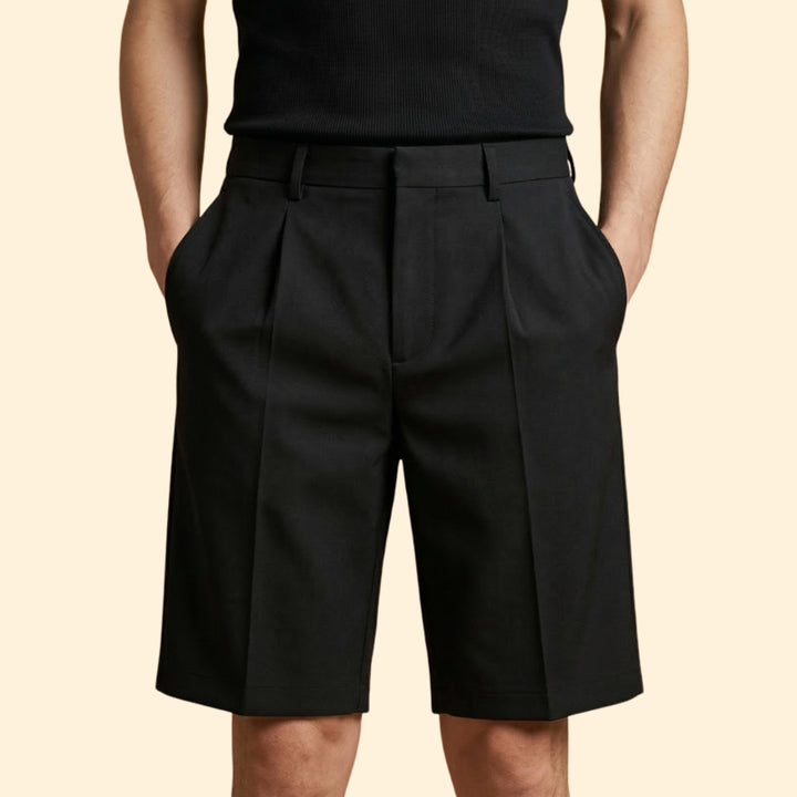 Men’s Casual Shorts with Belted Waist