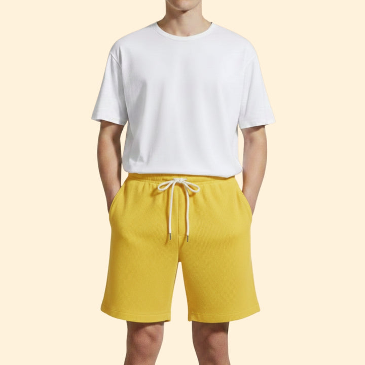 Men's Casual Shorts with Elastic Waist