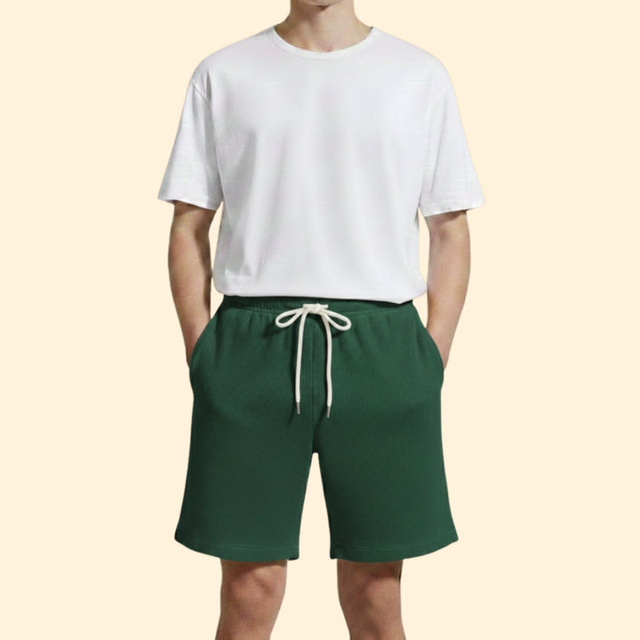 Men's Casual Shorts with Elastic Waist