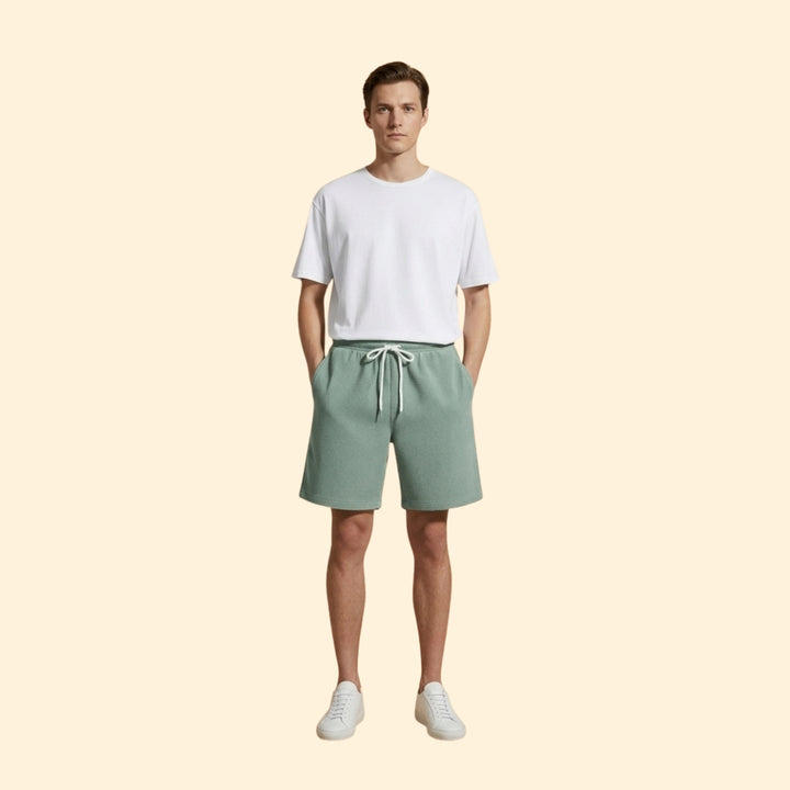 Men's Casual Shorts with Elastic Waist