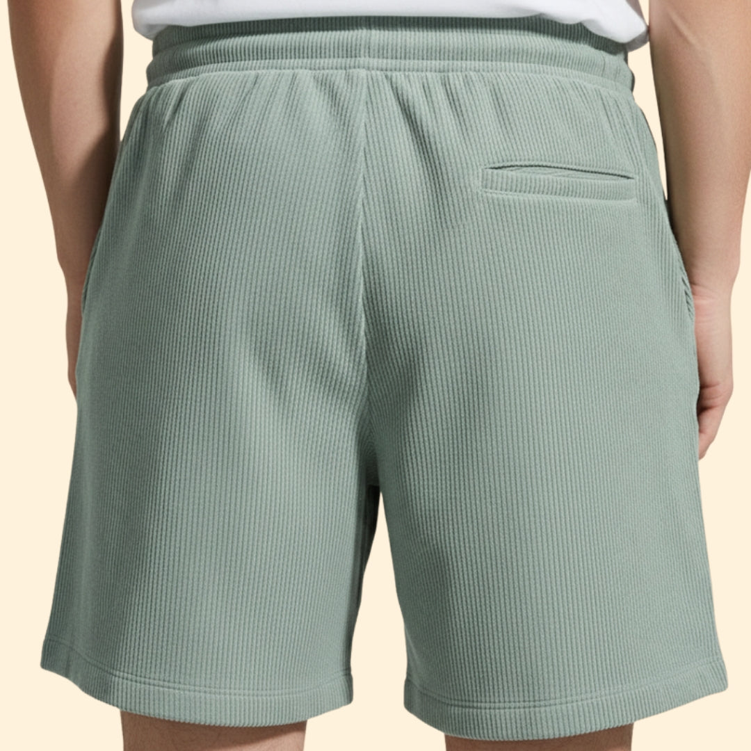 Men's Casual Shorts with Elastic Waist