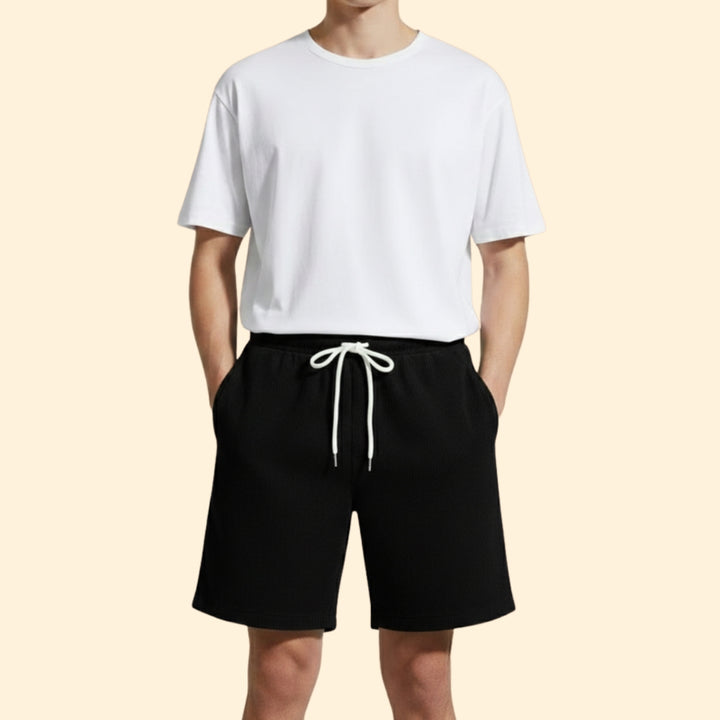 Men's Casual Shorts with Elastic Waist