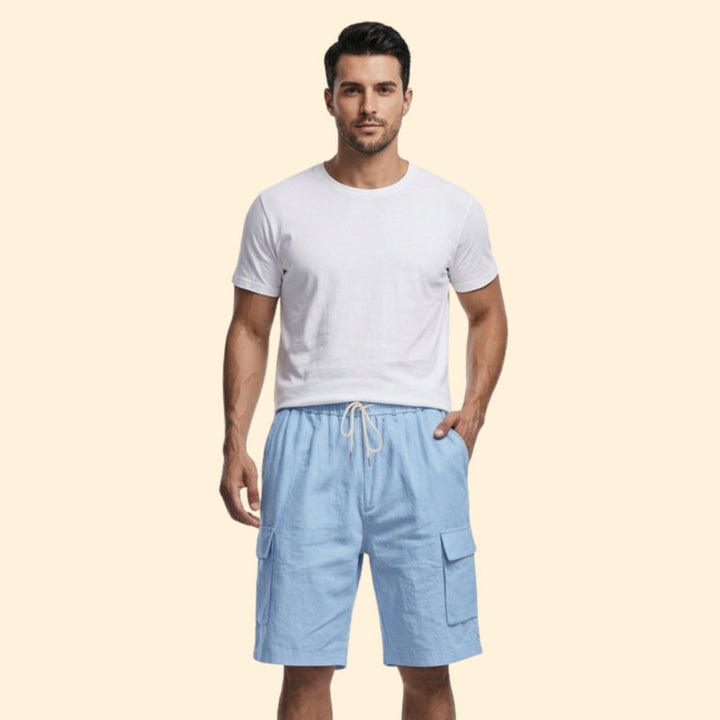 Men's Casual Shorts with Elastic Waistband