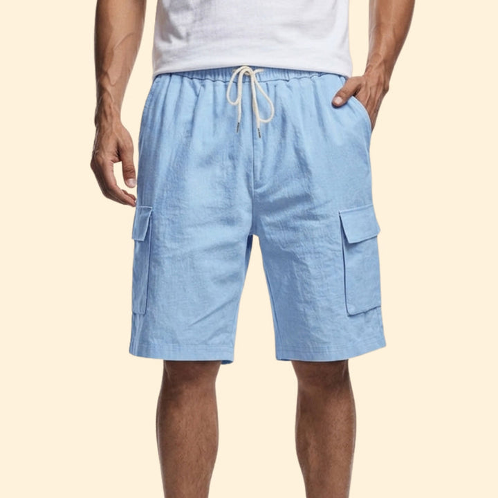 Men's Casual Shorts with Elastic Waistband