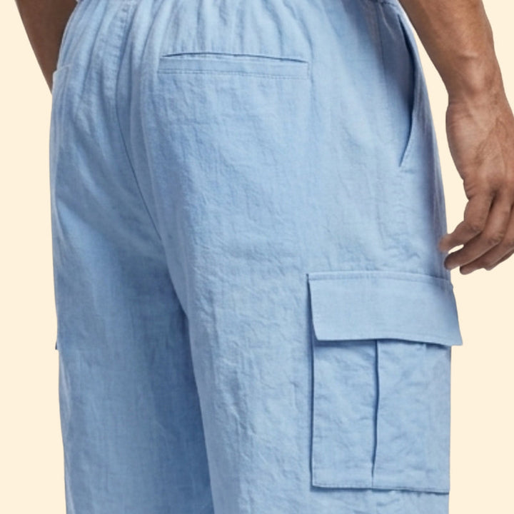 Men's Casual Shorts with Elastic Waistband