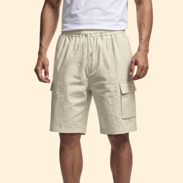 Men's Casual Shorts with Elastic Waistband