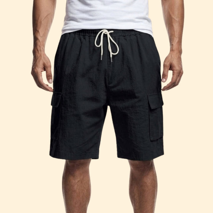 Men's Casual Shorts with Elastic Waistband
