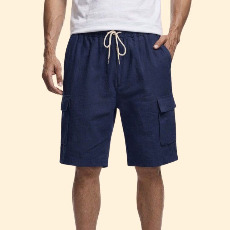 Men's Casual Shorts with Elastic Waistband