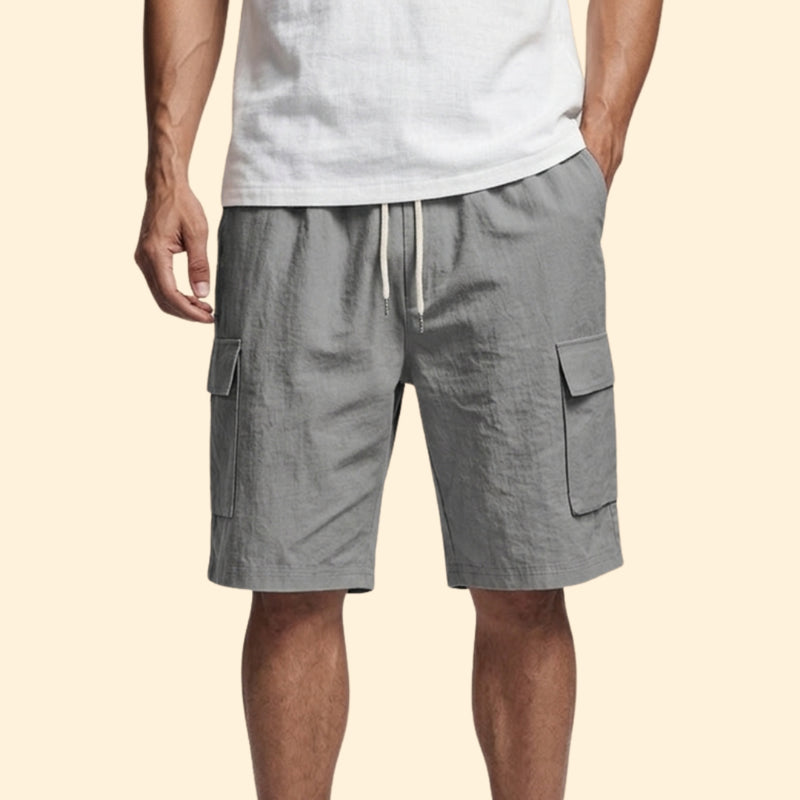 Men's Casual Shorts with Elastic Waistband