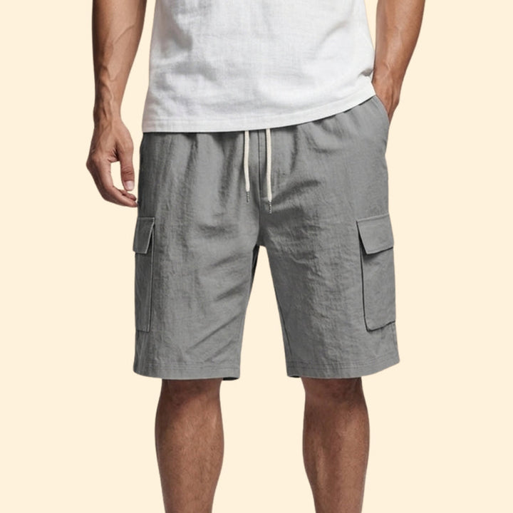 Men's Casual Shorts with Elastic Waistband