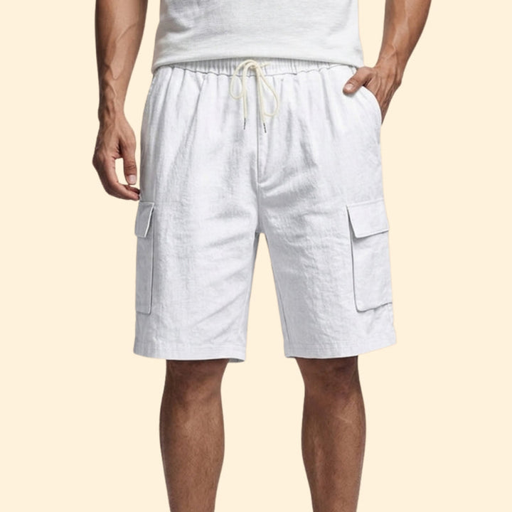 Men's Casual Shorts with Elastic Waistband