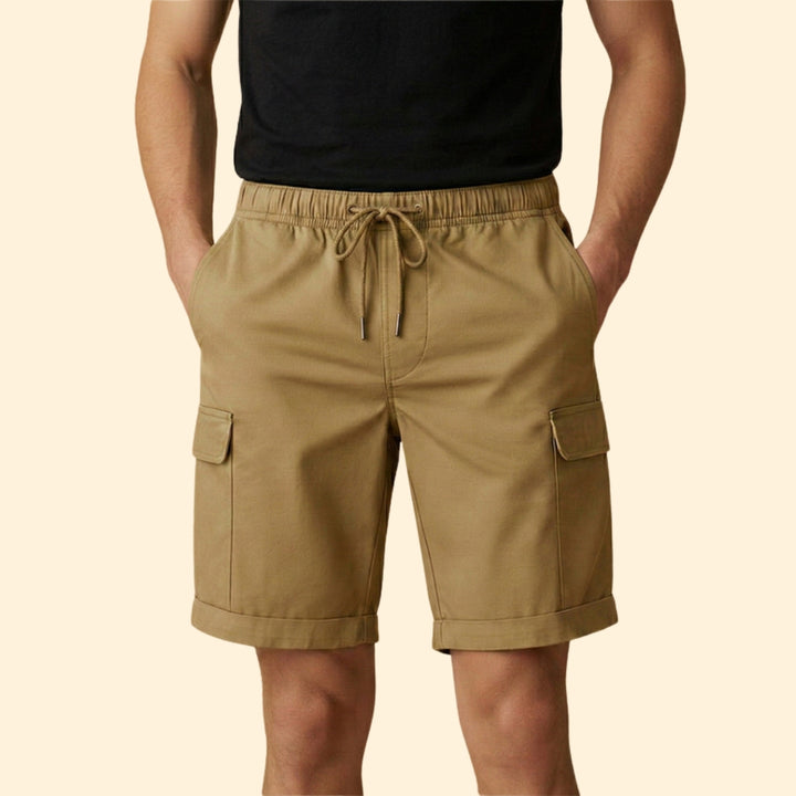 Men's Casual Shorts with Side Cargo Pockets