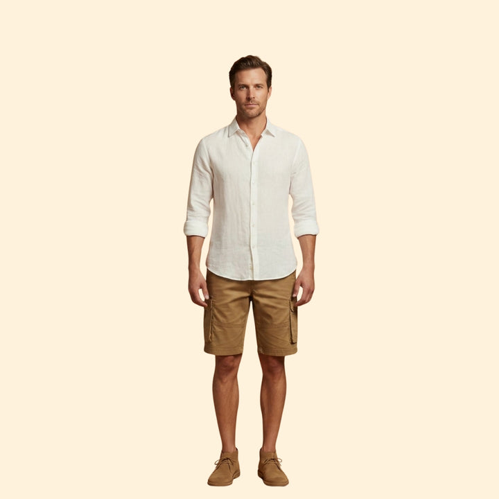 Men’s Casual Shorts with Side Cargo Pockets