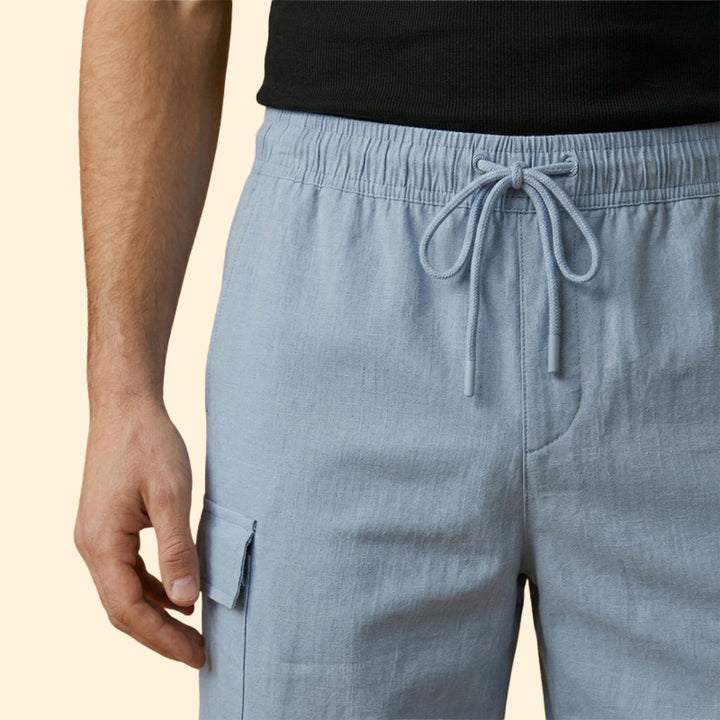 Men's Casual Shorts with Side Cargo Pockets