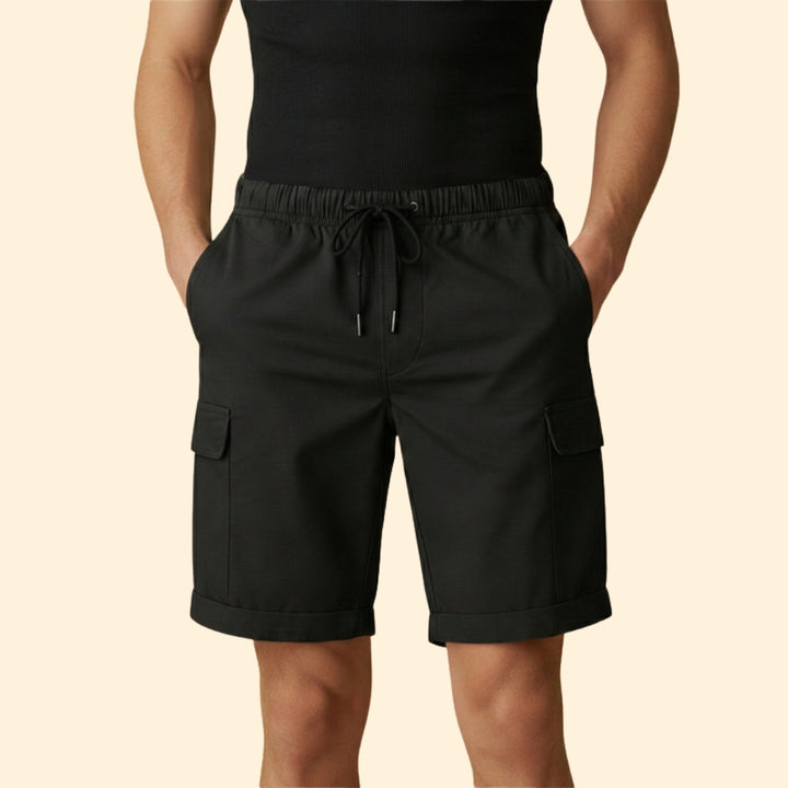 Men's Casual Shorts with Side Cargo Pockets