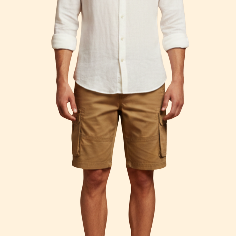 Men’s Casual Shorts with Side Cargo Pockets