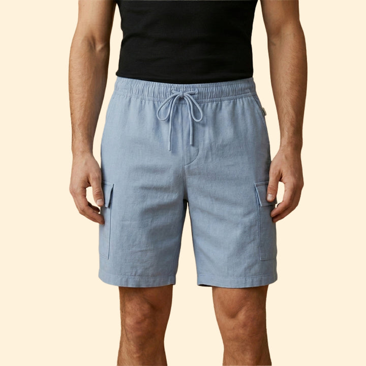 Men's Casual Shorts with Side Cargo Pockets