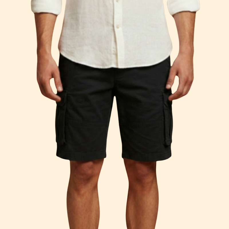 Men’s Casual Shorts with Side Cargo Pockets