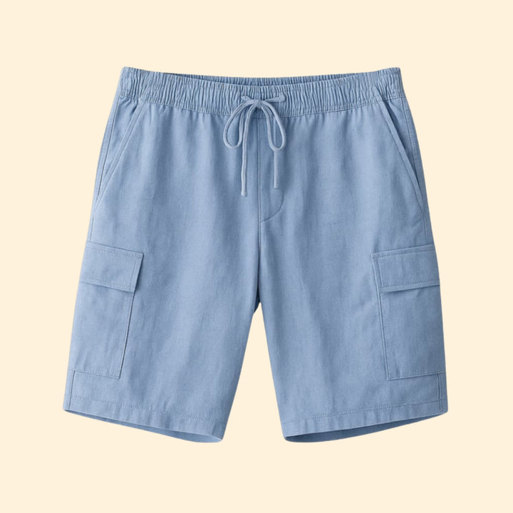 Men's Casual Shorts with Side Cargo Pockets