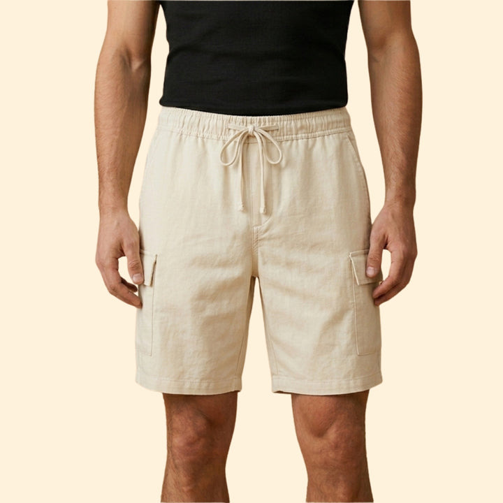 Men's Casual Shorts with Side Cargo Pockets
