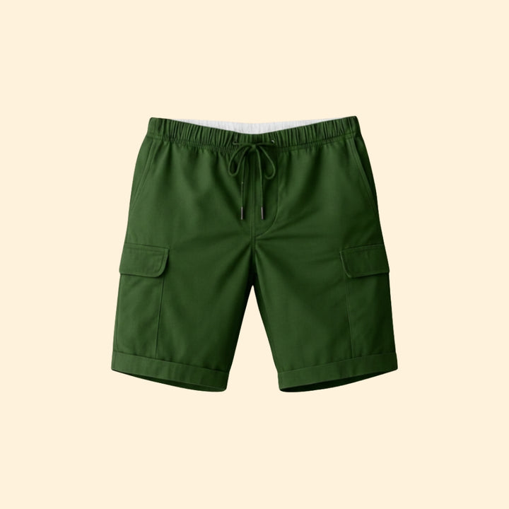 Men's Casual Shorts with Side Cargo Pockets