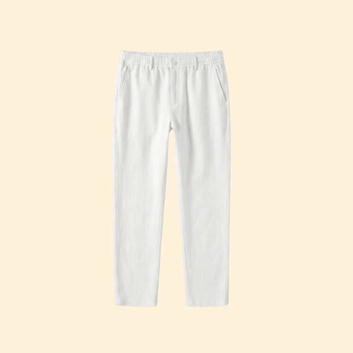 Men’s Casual Summer Trousers with Elastic Waist