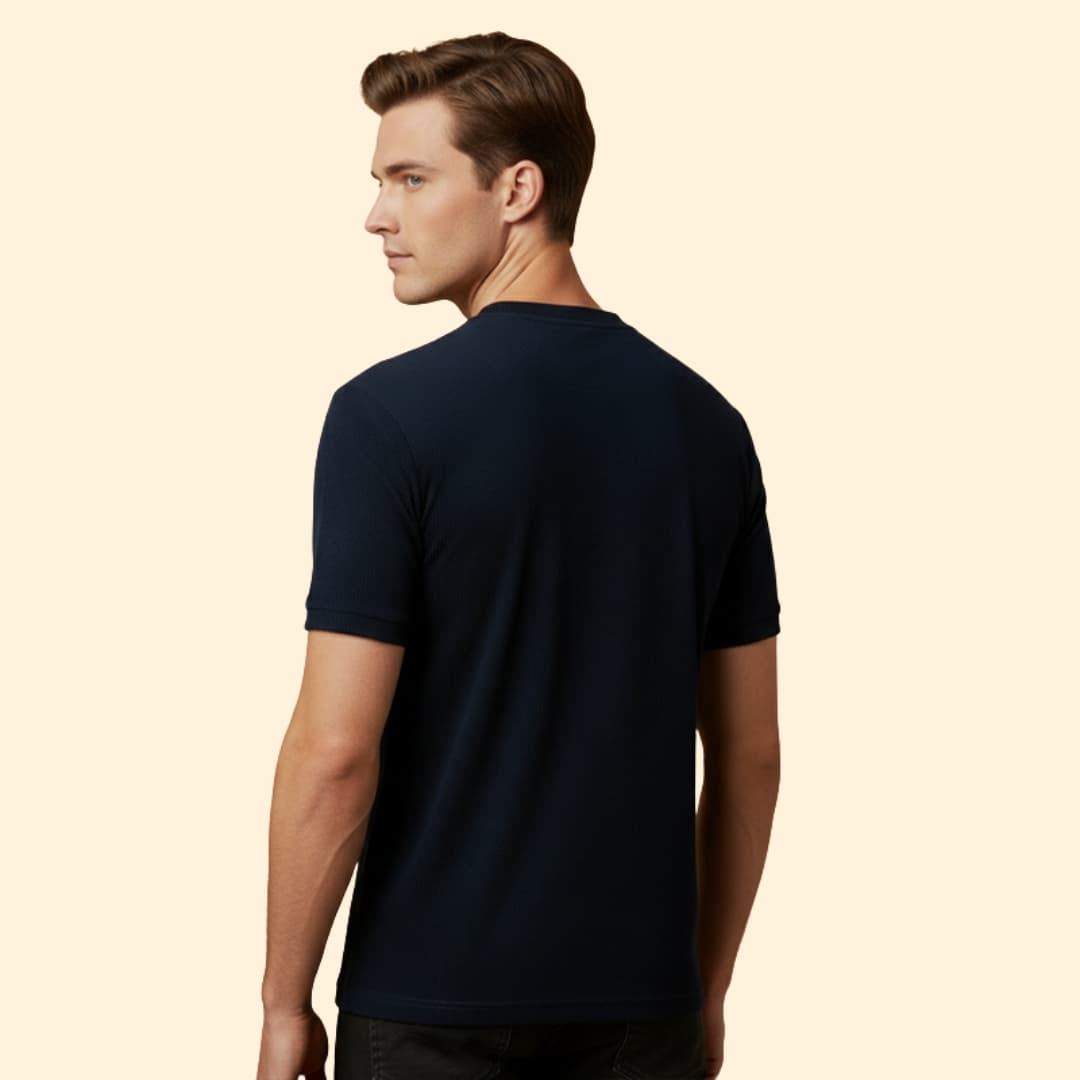 Men’s Casual T-Shirt with V-neck