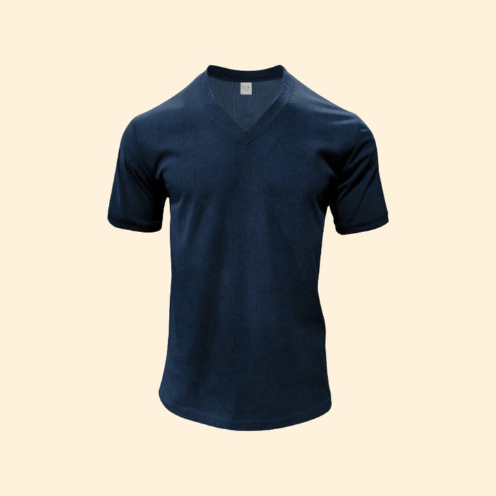 Men’s Casual T-Shirt with V-neck