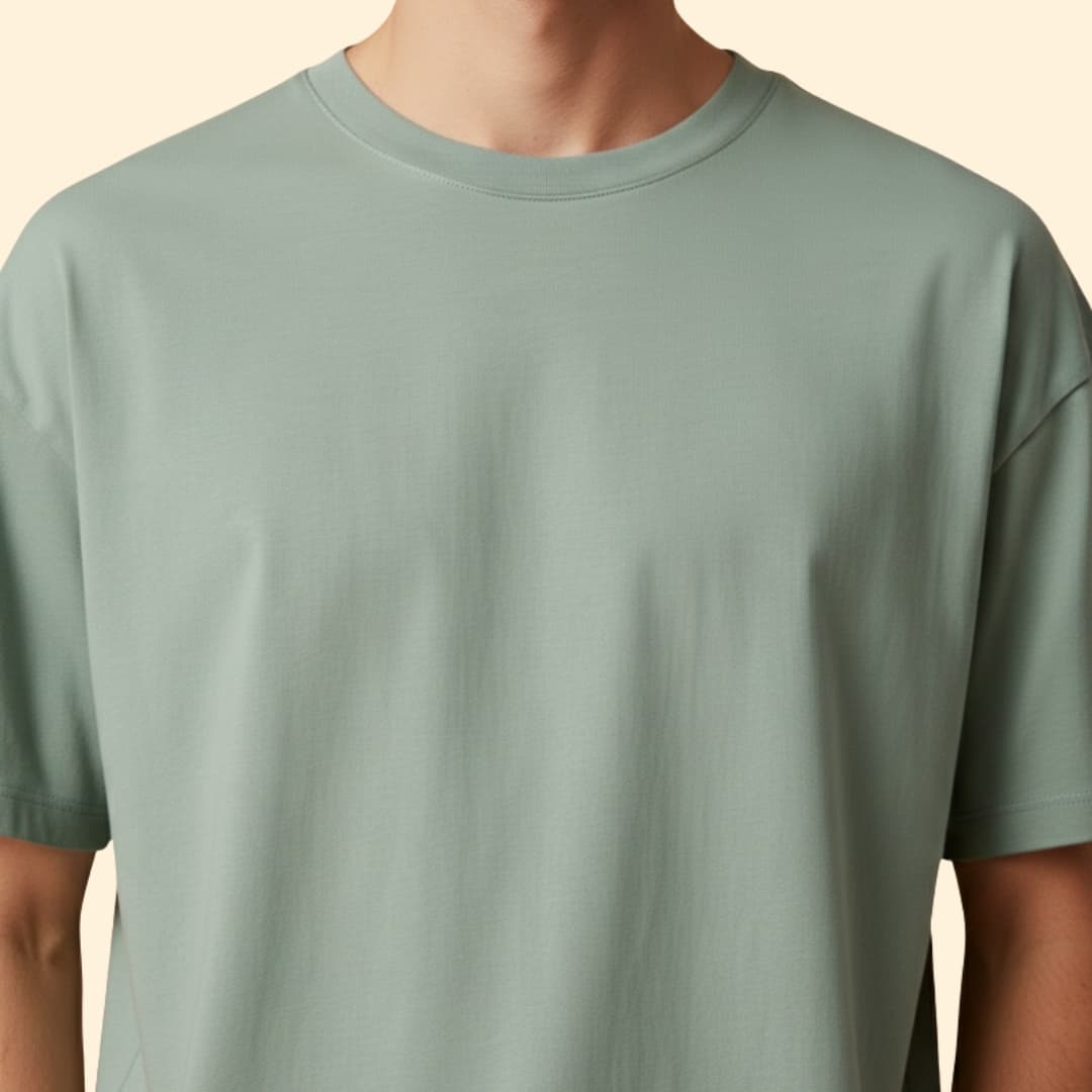 Men’s Casual T-shirt with Boxy Cut