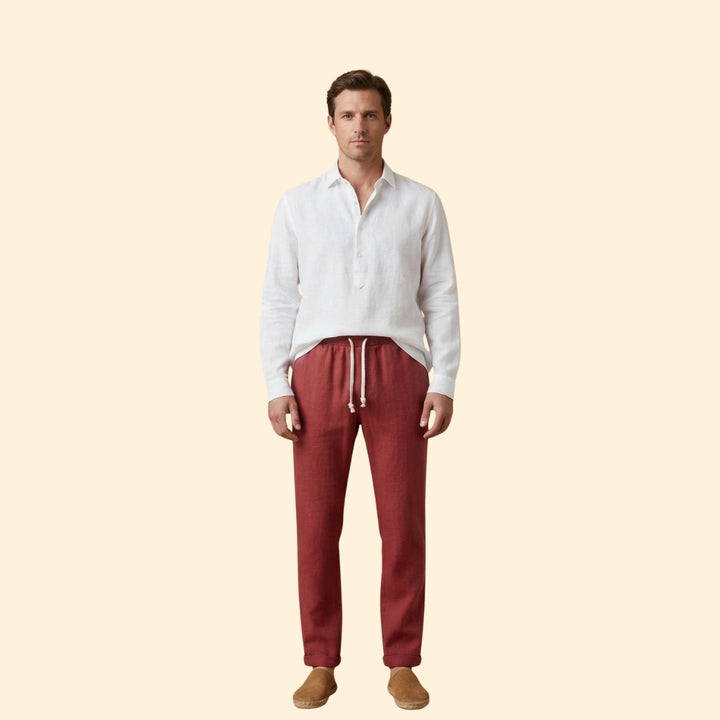 Men’s Casual Trousers with Elastic Waistband