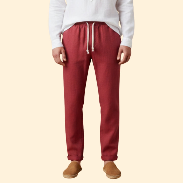 Men’s Casual Trousers with Elastic Waistband