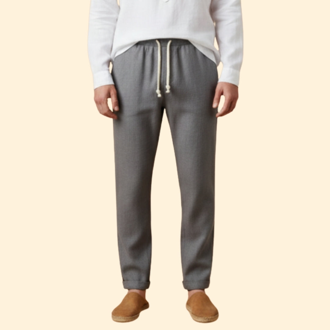 Men’s Casual Trousers with Elastic Waistband