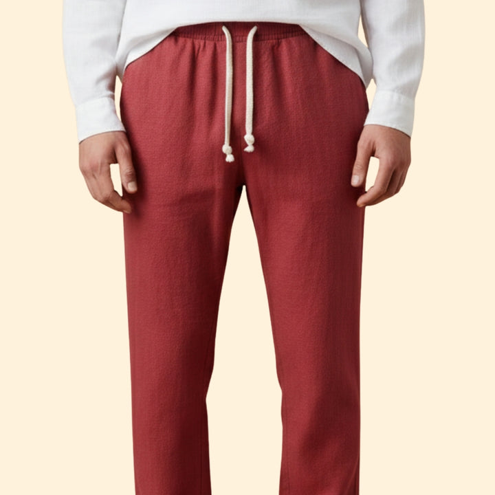 Men’s Casual Trousers with Elastic Waistband