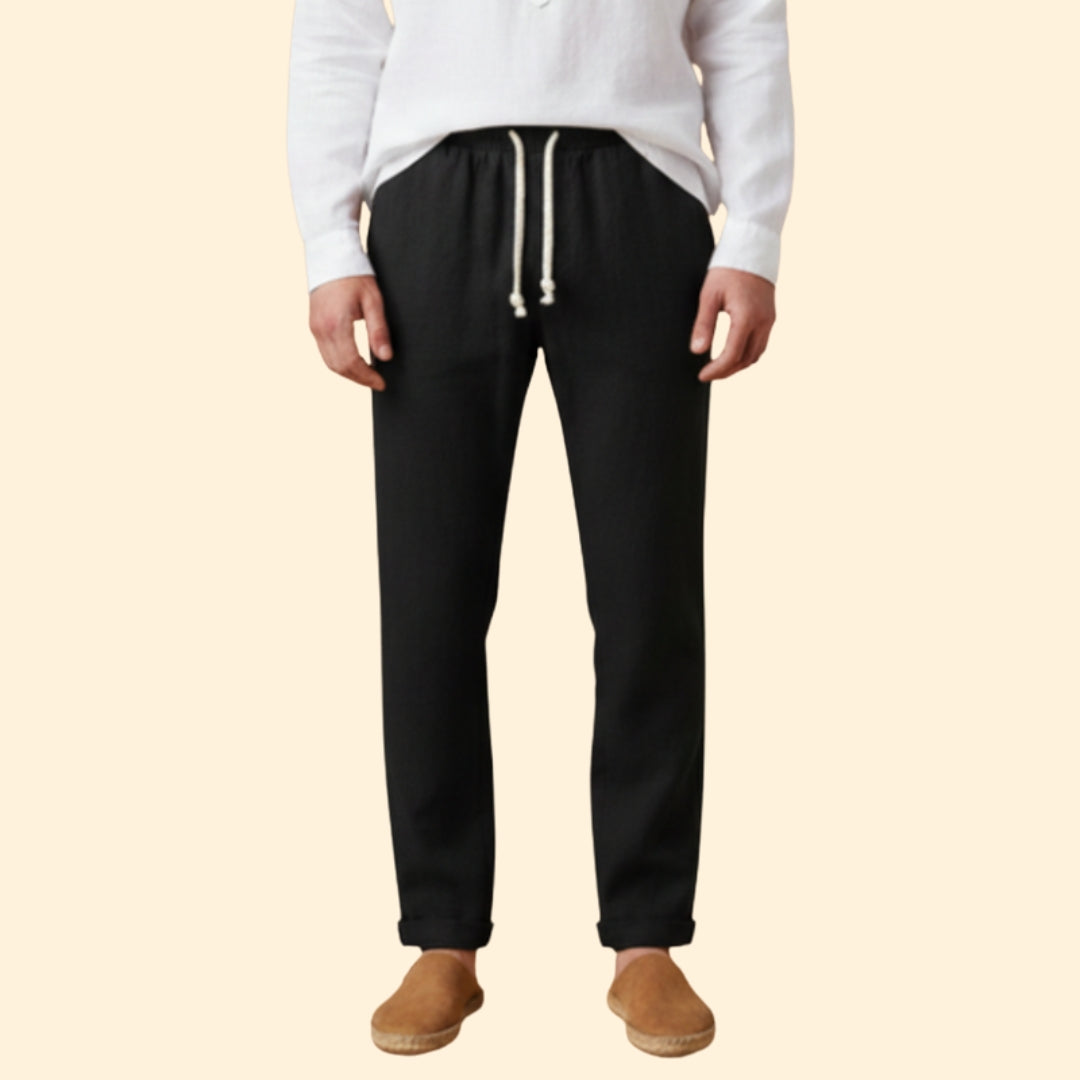 Men’s Casual Trousers with Elastic Waistband