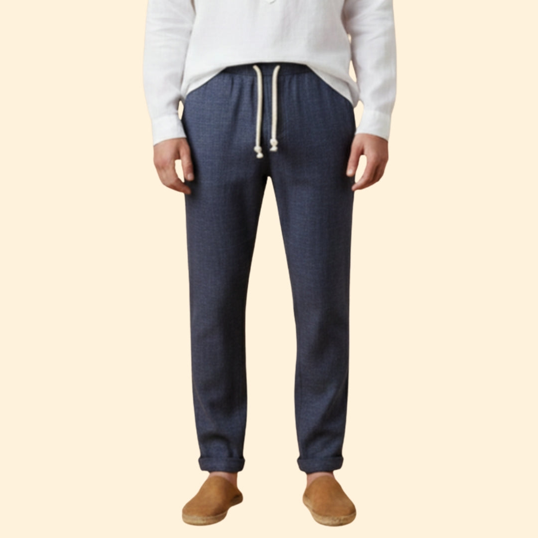 Men’s Casual Trousers with Elastic Waistband