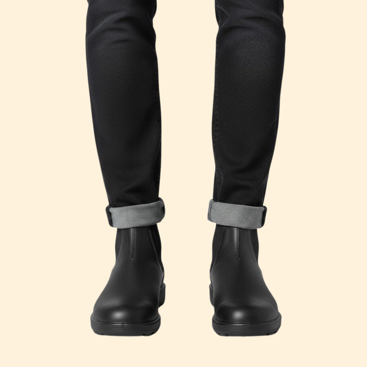 Men’s Chelsea Boots with Elastic Sides