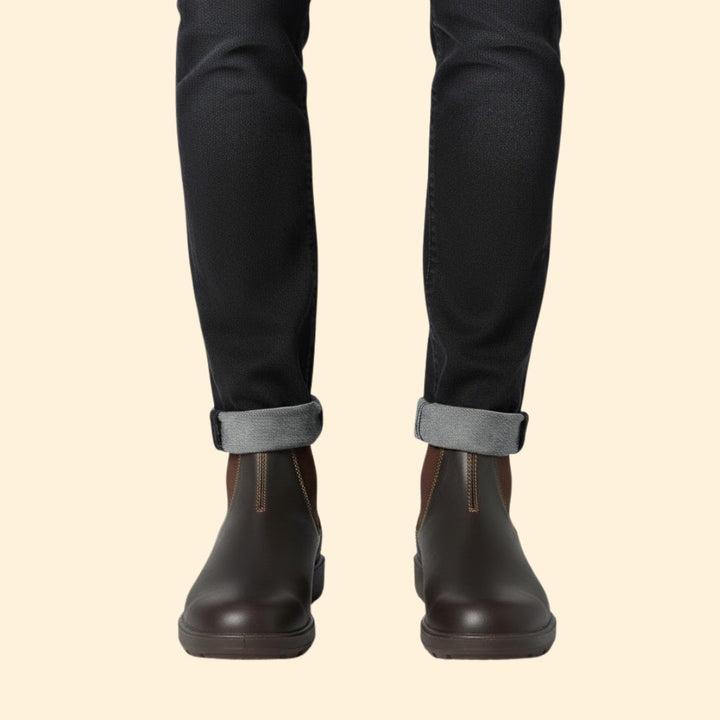 Men’s Chelsea Boots with Elastic Sides