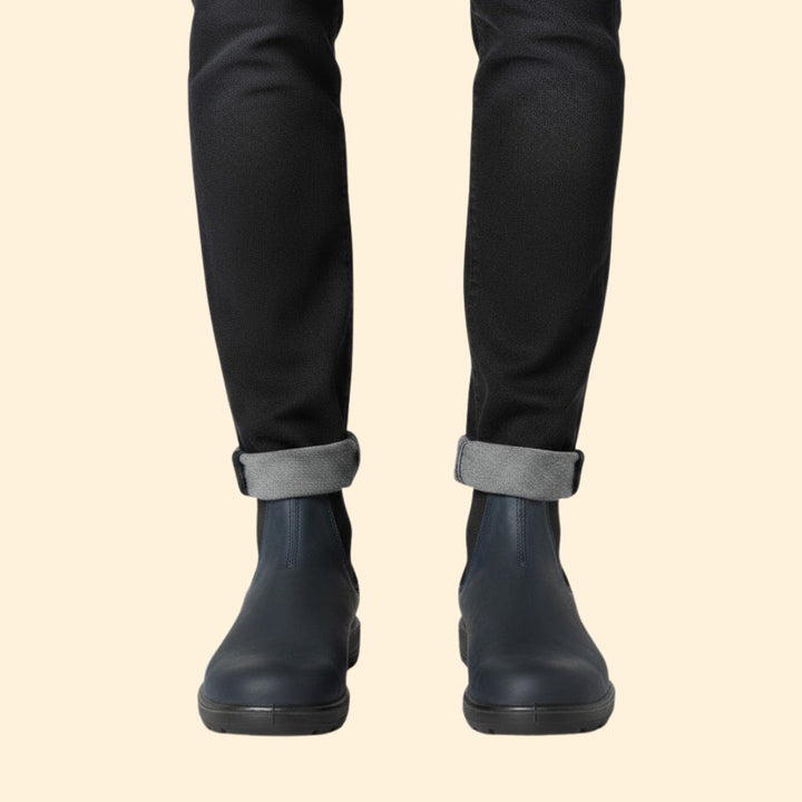 Men’s Chelsea Boots with Elastic Sides