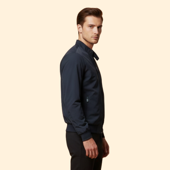 Men’s Jacket with Stand Collar