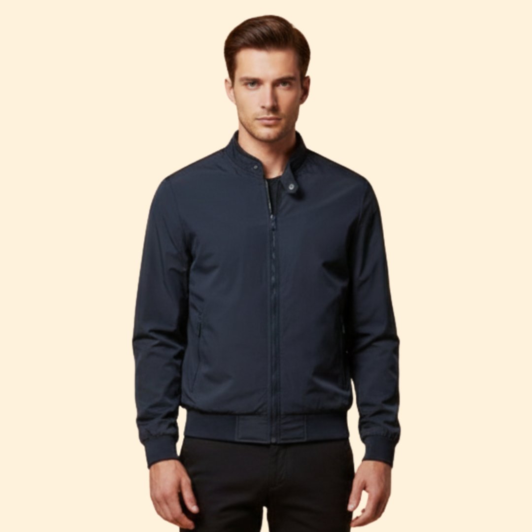Men’s Jacket with Stand Collar